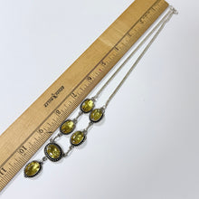 Load image into Gallery viewer, 925 Sterling Silver Citrine Yellow Drop Necklace
