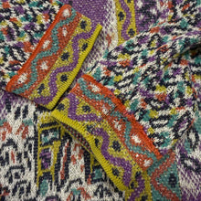 Load image into Gallery viewer, Rare Vintage 80s Missoni Paris Postcard Intarsia Knit Sweater Size Large