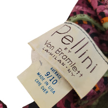 Load image into Gallery viewer, 80s Floral Midi Boho Dress Dolman Sleeves & Pockets Size 9/10