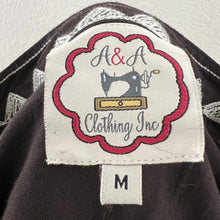 Load image into Gallery viewer, Brown Embroidered Tunic Dress Size Medium