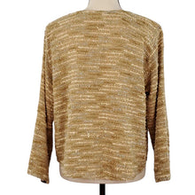 Load image into Gallery viewer, VTG Tan Cropped Cardigan Size Medium