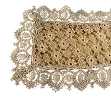 Load image into Gallery viewer, Antique Tatted Lace Yoke