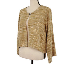 Load image into Gallery viewer, VTG Tan Cropped Cardigan Size Medium