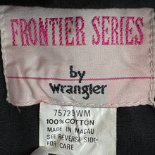 Load image into Gallery viewer, Wrangler Long Sleeves Retro Shirt For Women Black Size Medium