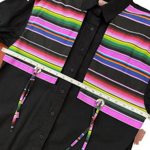 Load image into Gallery viewer, Wrangler Long Sleeves Retro Shirt For Women Black Size Medium