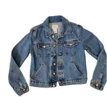 Load image into Gallery viewer, Vtg Calvin Klein Cropped Denim Jacket Size Medium