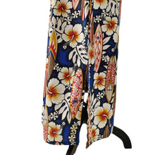 Load image into Gallery viewer, Vintage Hibiscus Hawaiian Print Dress 100% Cotton Size Small