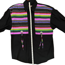 Load image into Gallery viewer, Wrangler Long Sleeves Retro Shirt For Women Black Size Medium