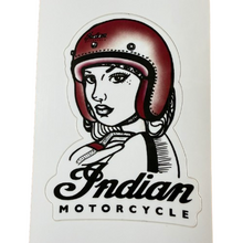 Load image into Gallery viewer, Indian Motorcycle Dealer Promo Decal Set Pin Up Art Official Licensed