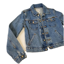 Load image into Gallery viewer, Vtg Calvin Klein Cropped Denim Jacket Size Medium