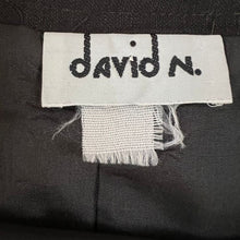 Load image into Gallery viewer, High Waisted Black Skirt Midi Knee Length