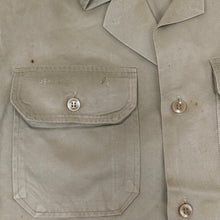 Load image into Gallery viewer, WW2 Era Ruptured Duck Patch US Army Short Sleeve Button up Shirt Size Small