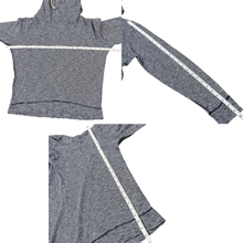 Load image into Gallery viewer, J Crew Striped Light Weight Hoodie Size S