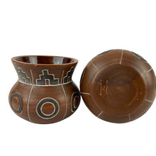 Load image into Gallery viewer, Southwest Planter Pots Art Signed Set of 2