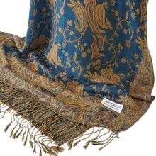 Load image into Gallery viewer, Vintage Pashmina Fringed Paisley Print Wrap Scarf