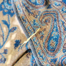 Load image into Gallery viewer, Vintage Pashmina Fringed Paisley Print Wrap Scarf