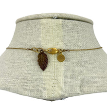 Load image into Gallery viewer, David Aubrey Fine Chain Pink Pendant Necklace 15"