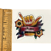Load image into Gallery viewer, Official Indian Motorcycle International Female Ride Day Shaka Hand Decal