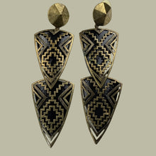Load image into Gallery viewer, Articulated Geometric Statement Earrings