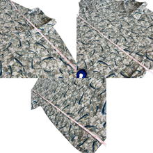 Load image into Gallery viewer, Columbia All Over Fish Short Sleeve Button-Up Shirt Size L