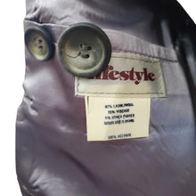 Load image into Gallery viewer, Vintage Double Breasted Wool Coat Belted - Size Medium