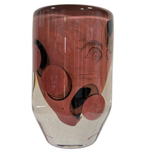 Load image into Gallery viewer, Mark Sudduth Signed Studio Art Glass Face Vase Heavy Abstract SculpturalAll right baby