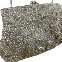 Load image into Gallery viewer, Vintage Beaded Kiss Lock Evening Bag