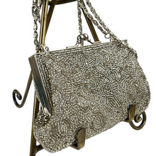Load image into Gallery viewer, Vintage Beaded Kiss Lock Evening Bag