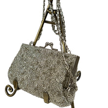 Load image into Gallery viewer, Vintage Beaded Kiss Lock Evening Bag