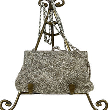 Load image into Gallery viewer, Vintage Beaded Kiss Lock Evening Bag