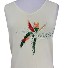 Load image into Gallery viewer, 90s Sequin Accent Sleeveless Top Large