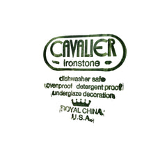 Load image into Gallery viewer, Vintage Cavalier Ironstone Santa Fe Dish Set 4 Dinner Plates & 1 Serving Platter