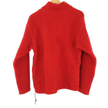 Load image into Gallery viewer, VTG Polo Jeans Red Fleece Pullover 3/4 Zip Size Medium