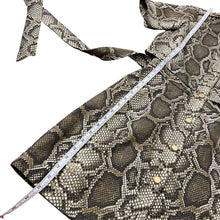 Load image into Gallery viewer, Michael Kors Midi Dress Snake Print Dress With Belt Size 2