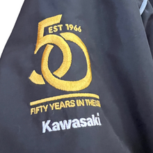 Load image into Gallery viewer, Kawasaki 50th Anniversary Black Men's Jacket Size Medium