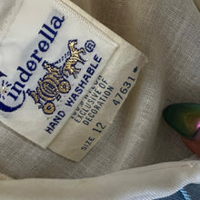 Load image into Gallery viewer, Vintage Creepy Kid Costume Blue and White