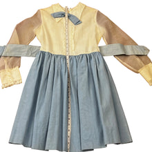 Load image into Gallery viewer, Vintage Creepy Kid Costume Blue and White