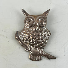 Load image into Gallery viewer, Sterling Silver 925 Owl Brooch