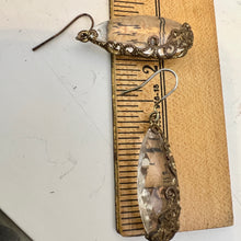 Load image into Gallery viewer, Elegant Faceted Teardrop Dangle Earrings 1.5"