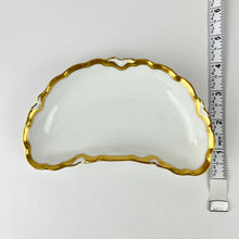 Load image into Gallery viewer, 1958 Gold Trim Crescent Moon Accent Plates