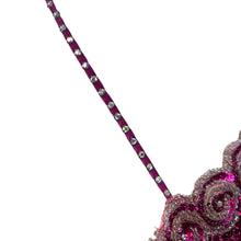 Load image into Gallery viewer, Vintage Mike Benet Fuschia Sequined Beaded Formal Pink Chiffon Gown Long Dress