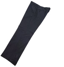 Load image into Gallery viewer, Hart Schaffner Marx Men’s Gray Striped Virgin Wool Suit Size 42R Pants W38"