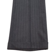 Load image into Gallery viewer, Hart Schaffner Marx Men’s Gray Striped Virgin Wool Suit Size 42R Pants W38"