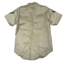 Load image into Gallery viewer, WW2 Era Ruptured Duck Patch US Army Short Sleeve Button up Shirt Size Small