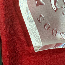 Load image into Gallery viewer, Waterford Songs of Christmas Deck the Halls 2002 Crystal Ornament