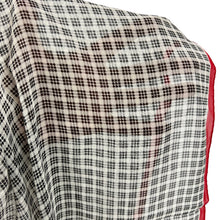 Load image into Gallery viewer, Worth Sheer Black Rectangle Scarf