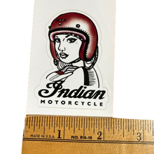 Load image into Gallery viewer, Indian Motorcycle Dealer Promo Decal Set Pin Up Art Official Licensed