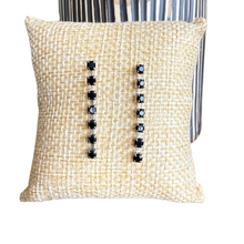 Load image into Gallery viewer, 80s Black Rhinestone Drop Earrings