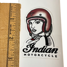 Load image into Gallery viewer, Indian Motorcycle Dealer Promo Decal Set Pin Up Art Official Licensed