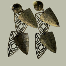 Load image into Gallery viewer, Articulated Geometric Statement Earrings